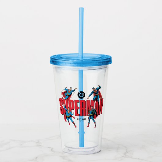 Superman Legends Forever Graphic Acryl Drinkbeker (Voorkant)