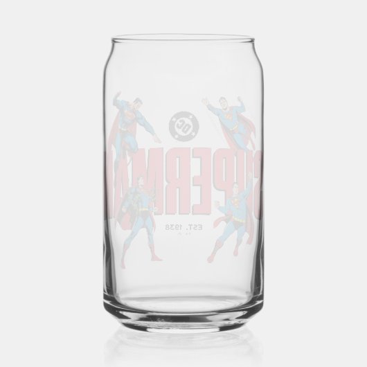 Superman Legends Forever Graphic Blikvorm Glas (Achterkant)