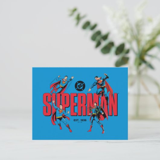 Superman Legends Forever Graphic Briefkaart (Staand voorkant)