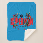 Superman Legends Forever Graphic Sherpa Deken (Voorkant)