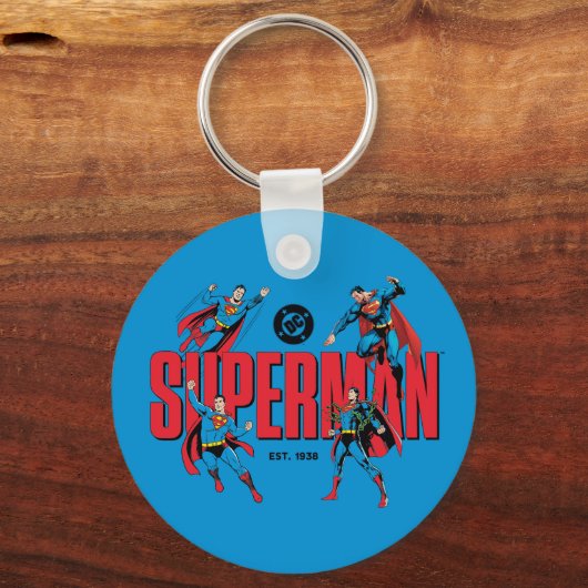 Superman Legends Forever Graphic Sleutelhanger (Achterkant)