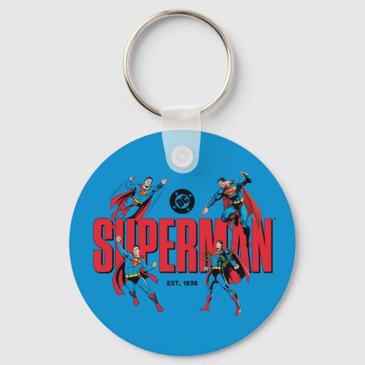 Superman Legends Forever Graphic Sleutelhanger (Achterkant)