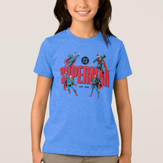 Superman Legends Forever Graphic Tri-Blend Shirt (Voorkant)