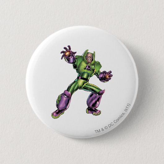 Superman Lex Luthor Ronde Button 5,7 Cm (Voorkant)