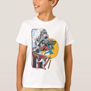 Superman Lifts Train T-shirt