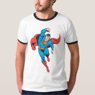 Superman links Fist opgetild T-shirt