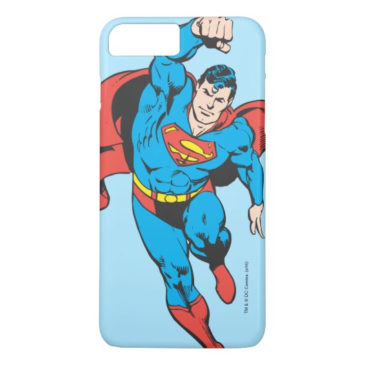Superman links vuist opgetild Case-Mate iPhone case (Achterkant)
