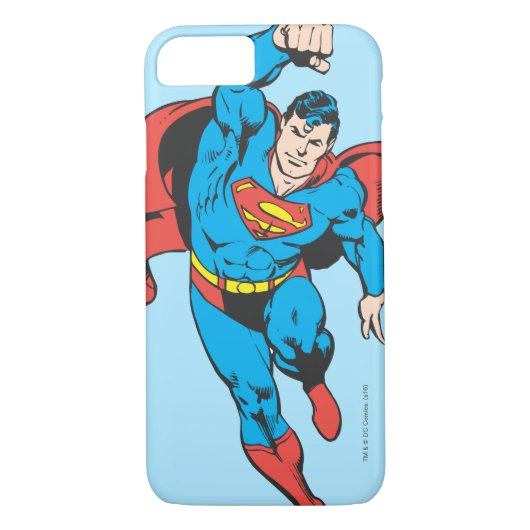 Superman links vuist opgetild Case-Mate iPhone case (Achterkant)