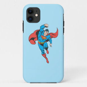 Superman links vuist opgetild iPhone 11 hoesje