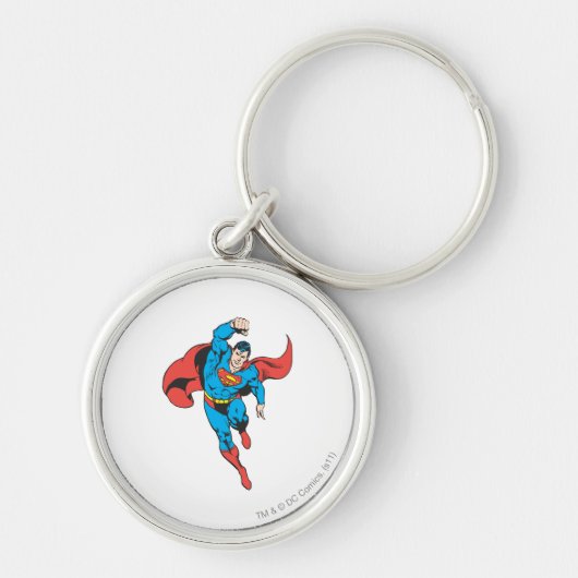 Superman links vuist opgetild sleutelhanger (Voorkant)