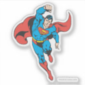 Superman links vuist opgetild sticker (Voorkant)