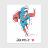 Superman links vuist opgetild sticker (Vel)