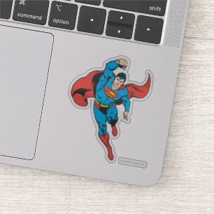 Superman links vuist opgetild sticker
