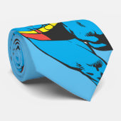 Superman links vuist opgetild stropdas (Opgerold)