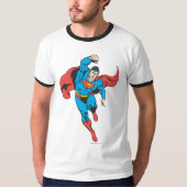 Superman links vuist opgetild t-shirt (Voorkant)