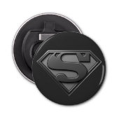 Superman logo  button flesopener (Voorkant)