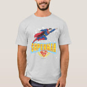 Superman Logo en vlucht T-shirt (Voorkant)