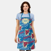 Superman Logo Patroon Schort (Gedragen)