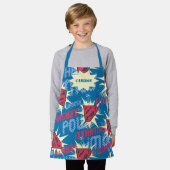 Superman Logo Patroon Schort (Gedragen)