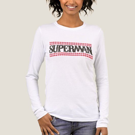 Superman | Logo "Showtime Letters" Tri-Blend Shirt (Voorkant volledig)