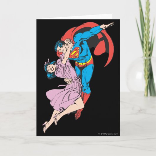 Superman & Lois in Pink Kaart (Voorkant)