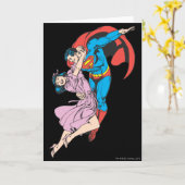 Superman & Lois in Pink Kaart (Gele Bloem)