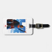 Superman Look Up Pose Bagagelabel (Voorkant horizontaal)