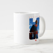 Superman Look Up Pose Grote Koffiekop (Voorkant rechts)