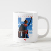 Superman Look Up Pose Grote Koffiekop (Rechts)