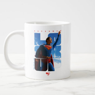 Superman Look Up Pose Grote Koffiekop