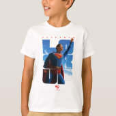 Superman Look Up Pose T-shirt (Voorkant)