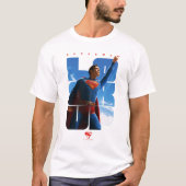 Superman Look Up Pose T-shirt (Voorkant)