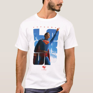 Superman Look Up Pose T-shirt