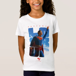 Superman Look Up Pose T-shirt