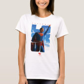 Superman Look Up Pose T-shirt (Voorkant)