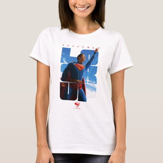 Superman Look Up Pose T-shirt (Voorkant)