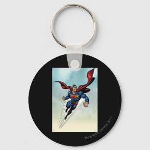 Superman loopt omhoog sleutelhanger