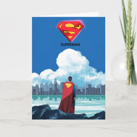 Superman Man of Steel Vaderdag Kaart (Voorkant)