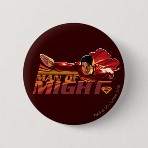 Superman-Man Ronde Button 5,7 Cm
