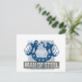 Superman-Man van staal Briefkaart (Staand voorkant)