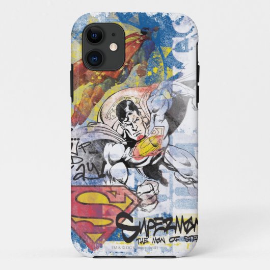Superman-Man van staal Case-Mate iPhone Case (Achterkant)