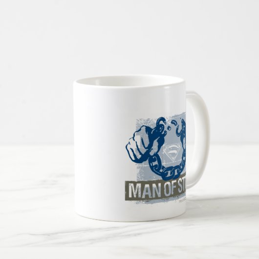 Superman-Man van staal Koffiemok (Voorkant rechts)