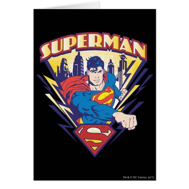 Superman met elektriciteit (Voorkant)