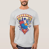 Superman met elektriciteit t-shirt (Voorkant)
