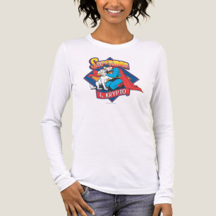 Superman met Krypto Tri-Blend Shirt