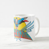 Superman met letters koffiemok (Voorkant rechts)