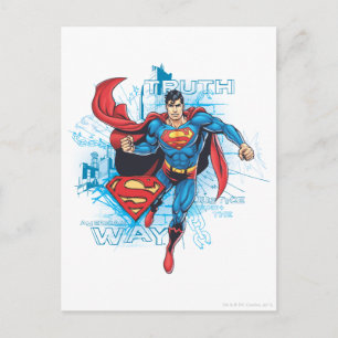 Superman met Logo Briefkaart