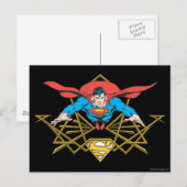 Superman met Logo Briefkaart (Voorkant / Achterkant)