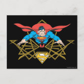 Superman met Logo Briefkaart (Voorkant)