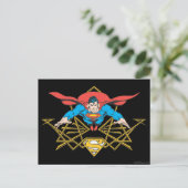 Superman met Logo Briefkaart (Staand voorkant)